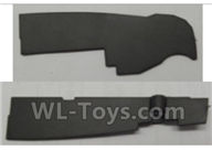 Wltoys Q636-B Parts-09 Q626-20 Front and rear bulkhead set (black),Wltoys Q636-B RC Quadcopter Drone Spare Parts Accessories,Wltoys Wltech Q636 Q636-B Replacement Accessories